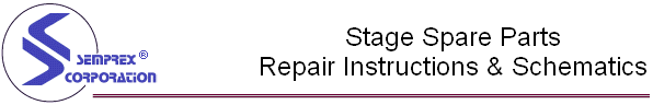 Stage Spare Parts
Repair Instructions & Schematics